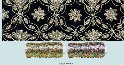 ornamental fabric with metal threads|best metallic threads.